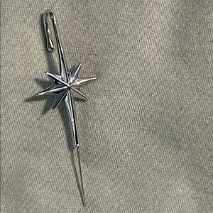 Silver Star Ear Cuff